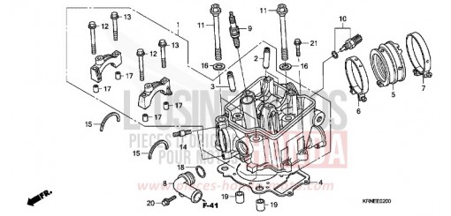 CYLINDER HEAD CRF250RA de 2010